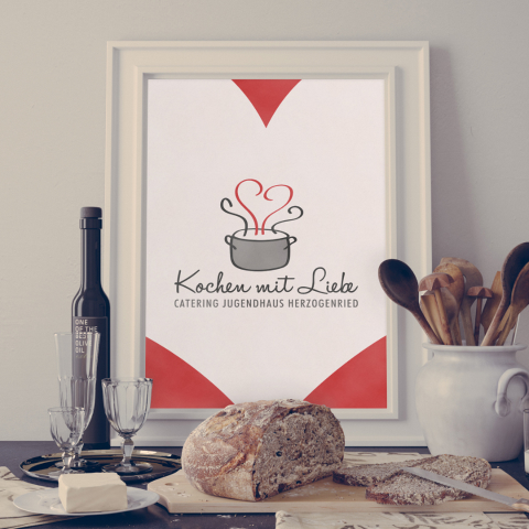 Catering Jugendhaus Herzogenried Stadt Mannheim Kochen mit Liebe Logo